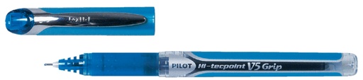 [636093] Roller PILOT Hi-Tecpoint Grip V5 Fin bleu