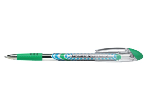 [615054] Stylo bille Schneider Slider Medium vert