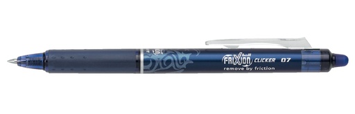 [636405] Roller PILOT FriXion Clicker Medium bleu noir