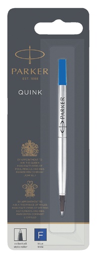 [637663] Rollerpenvulling Parker Quink fijn blauw blister à 1 stuk