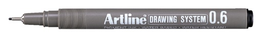 [634971] Fineliner Artline technisch 0.6mm zwart