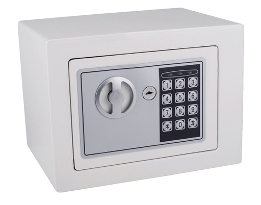 [486268] Coffre-fort Pavo Mini électronique 230x170x170mm blanc