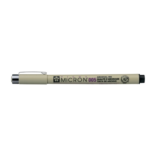 [632581] Fineliner Sakura Pigma Micron 005 0,2mm noir