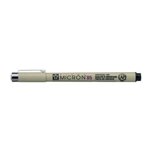 [632631] Fineliner Sakura Pigma Micron 05 0.45mm zwart