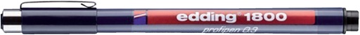 [711311] Fineliner edding 1800 0,35mm noir