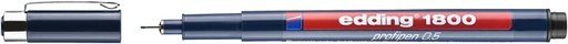 [711312] Fineliner edding 1800 0,5mm noir