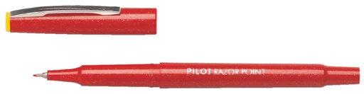 [632202] Fineliner PILOT Razor Point Fin rouge