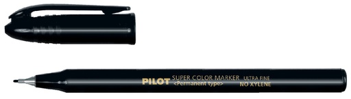 [632151] Marqueur PILOT Super Color Scan Ultra Fin noir