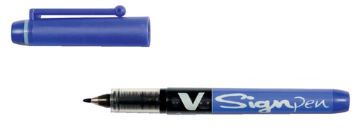 [631533] Fineliner PILOT V Signpen fijn blauw