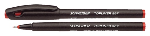 [106460] Fineliner Schneider 967 0.4mm rood