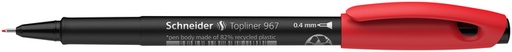 [106460] Fineliner Schneider 967 0.4mm rood