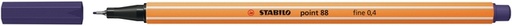 [633155] Fineliner STABILO Point 88/22 Fin bleu prusse