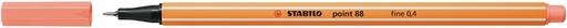 [633156] Fineliner STABILO point 88/26 fijn abrikoos