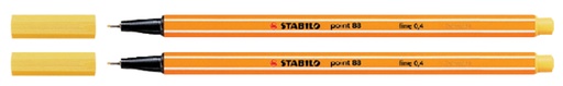[633135] Fineliner STABILO point 88/44 fijn geel