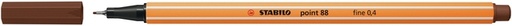 [633137] Fineliner STABILO point 88/45 Fin marron