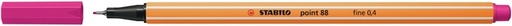 [633138] Fineliner STABILO point 88/56 Fin rouge rosé