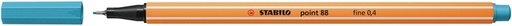 [633163] Fineliner STABILO point 88/57 fijn azuurblauw