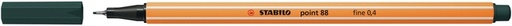 [633164] Fineliner STABILO point 88/63 fijn aardegroen