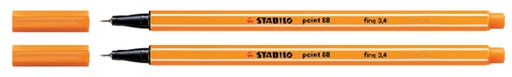 [633167] Fineliner STABILO point 88/89 Fin ocre foncé