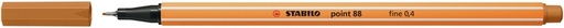 [633167] Fineliner STABILO point 88/89 Fin ocre foncé