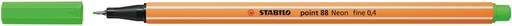 [633114] Fineliner STABILO point 88/033 fijn neon groen