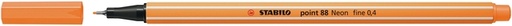 [633116] Fineliner STABILO Point 88 /054 Fin orange fluo