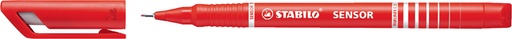 [633152] Fineliner STABILO Sensor 189/40 Fin rouge