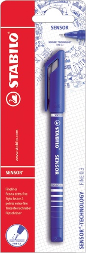 [633323] Fineliner STABILO Sensor 10195 bleu