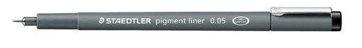 [633228] Fineliner Staedtler Pigment 308 zwart 0.05mm