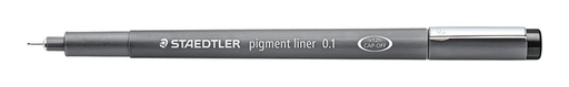 [633221] Fineliner Staedtler Pigment 308 zwart 0.1mm