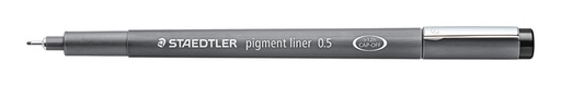 [633223] Fineliner Staedtler Pigment 308 zwart 0.5mm