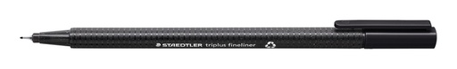 [632091] Fineliner Staedtler Triplus 334 zwart 0.3mm