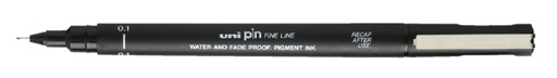 [632603] Fineliner Uni-ball Pin 0,1mm noir