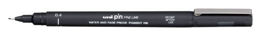 [632606] Fineliner Uni-ball Pin 0,4mm noir