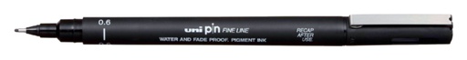 [632608] Fineliner Uni-ball Pin 0,6mm noir