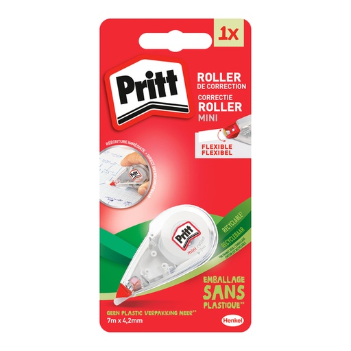 [416542] Correctietape Pritt Mini Flex 4.2mmx7m op blister