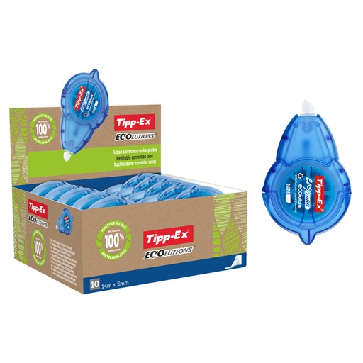 [416151] Roller correcteur Tipp-Ex Easy Refill 5mmx14m Ecolutions