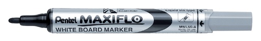 [920441] Whiteboardmarker Pentel MWL5S Maxiflo rond 1mm zwart