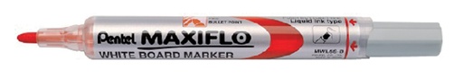 [920442] Marqueur tableau blanc Pentel Maxiflo MWL5S ogive 1mm rouge