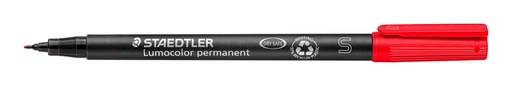 [920502] Viltstift Staedtler Lumocolor 313 permanent S rood