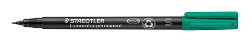 [920504] Viltstift Staedtler Lumocolor 313 permanent S groen