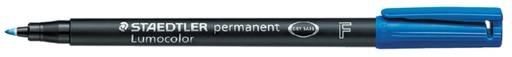 [920523] Viltstift Staedtler Lumocolor 318 permanent F blauw