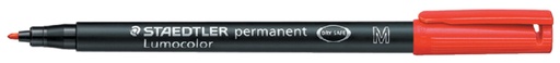 [920542] Viltstift Staedtler Lumocolor 317 permanent M rood