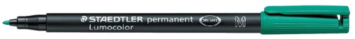 [920544] Viltstift Staedtler Lumocolor 317 permanent M groen