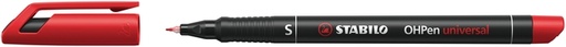 [922602] Feutre STABILO OHpen permanent 841/40 ogive Super Fin rouge