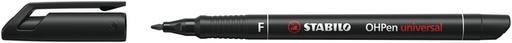 [922621] Feutre STABILO OHpen permanent 842/46 ogive Fin noir