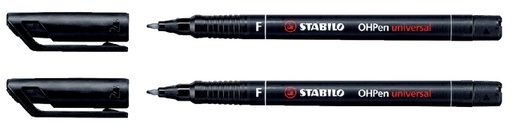 [922621] Feutre STABILO OHpen permanent 842/46 ogive Fin noir