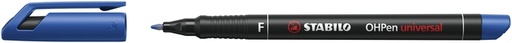 [922623] Feutre rétroprojecteur STABILO 842/41 permanent ogive Fin bleu