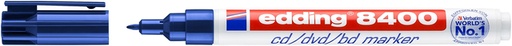 [631053] Feutre CD edding 8400 pointe ogive 0,5-1mm bleu