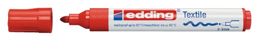 [631432] Textielmarker edding 4500 rond 2-3mm rood